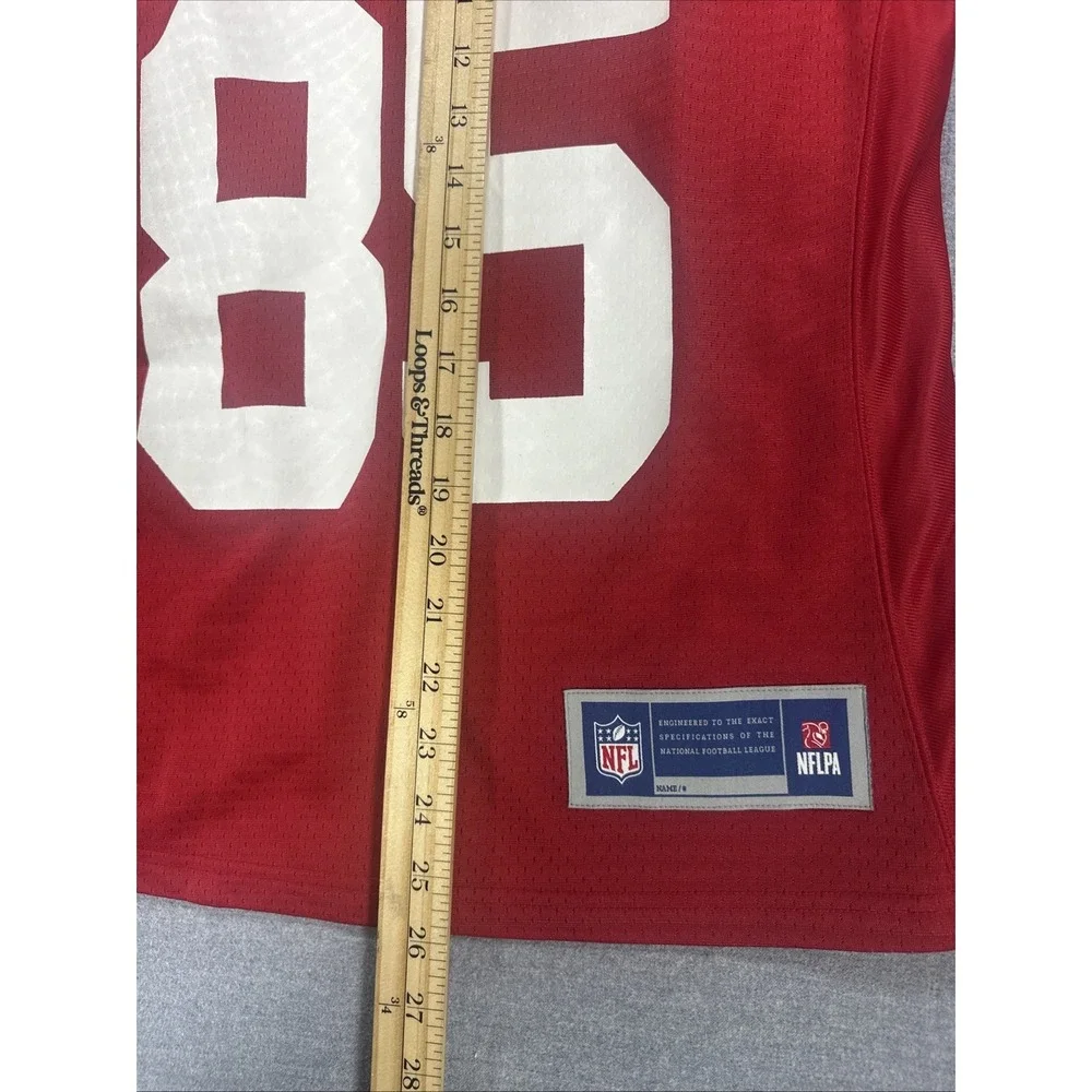 Nike George Kittle #85 San Francisco 49ers NFL Jersey Red 2021 Men's Medium